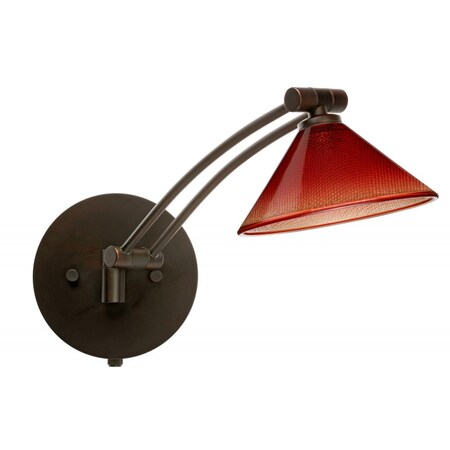 Besa Lighting Besa Wall Kona Bronze Sunset 1x50W Halogen Gy6.35 1WW-117681-BR
